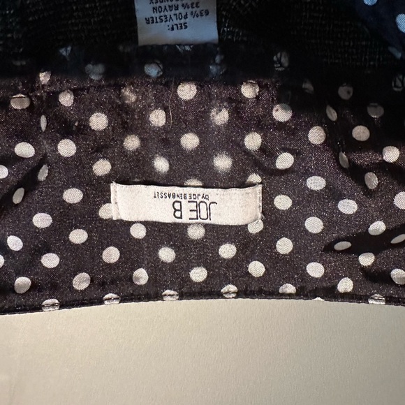 Joe B black & white dress pants Sz 7 - Picture 3 of 6